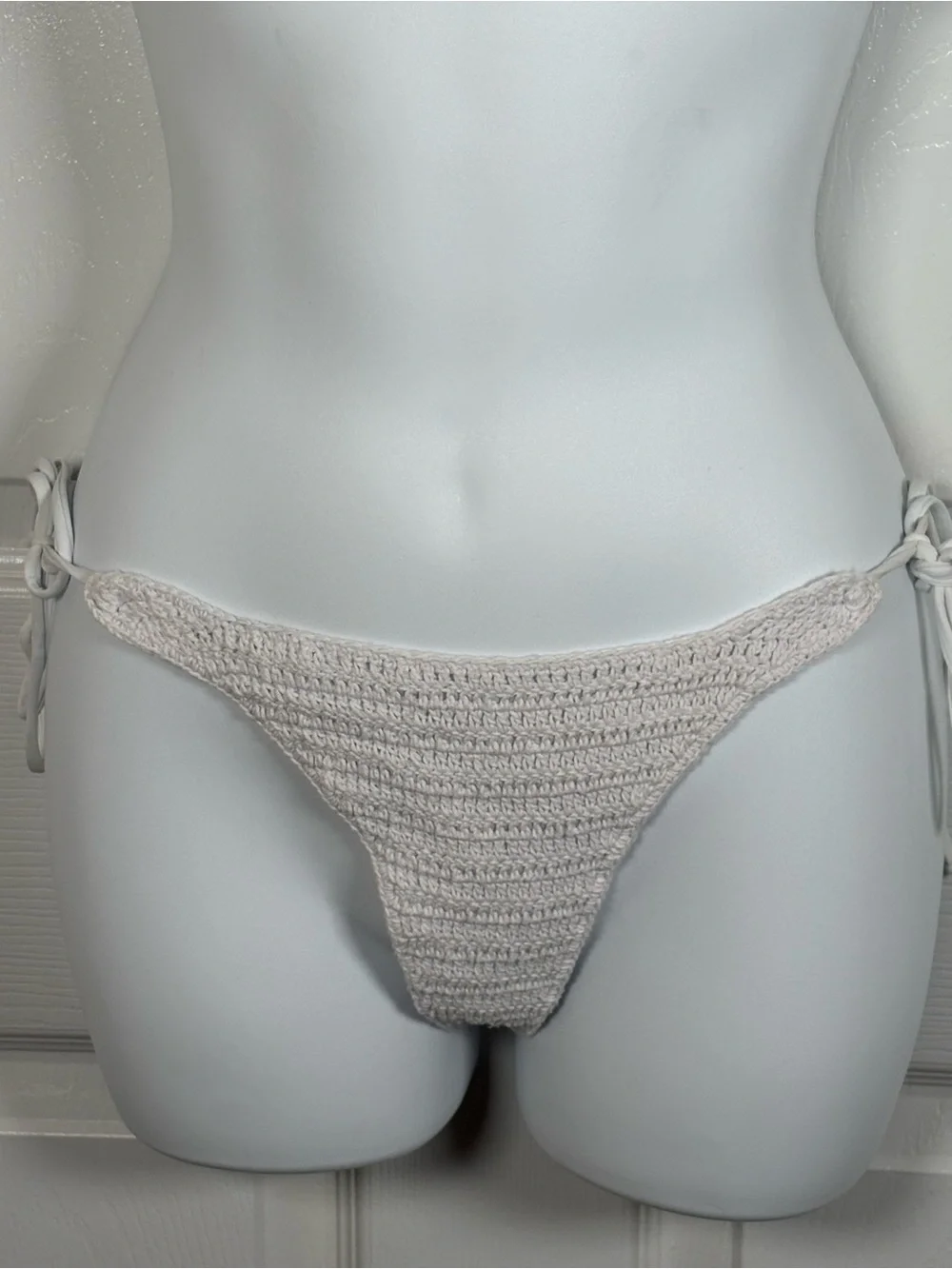 Frankie's bikini Set - white crochet B35
